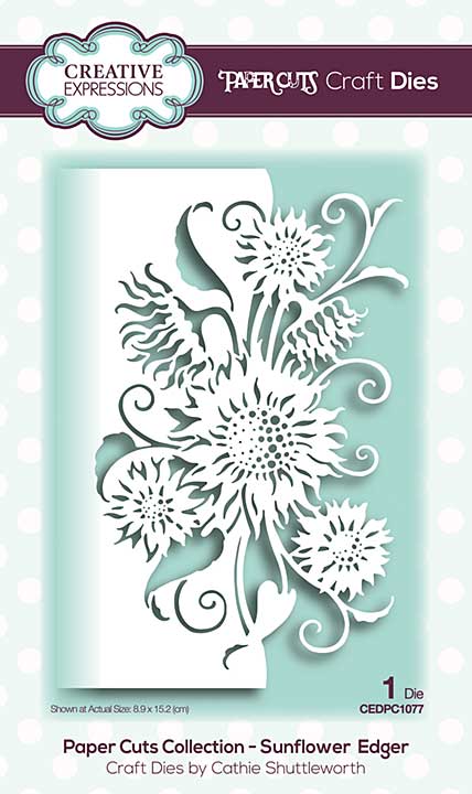 SO: Paper Cuts Collection - Sunflower Edger Craft Die