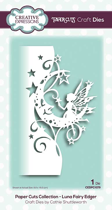 Paper Cuts Collection - Luna Fairy Edger Craft Die