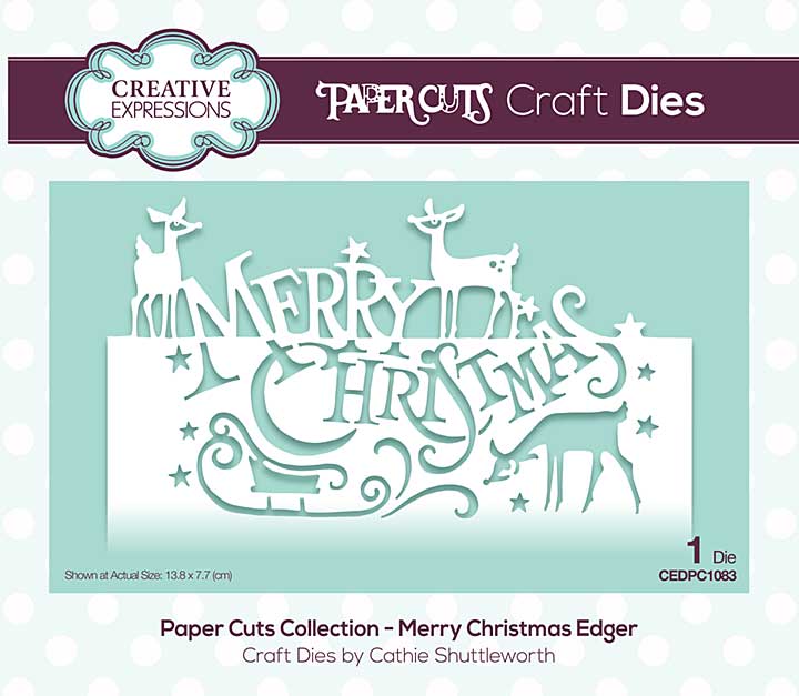 SO: Paper Cuts Collection - Merry Christmas Craft Die