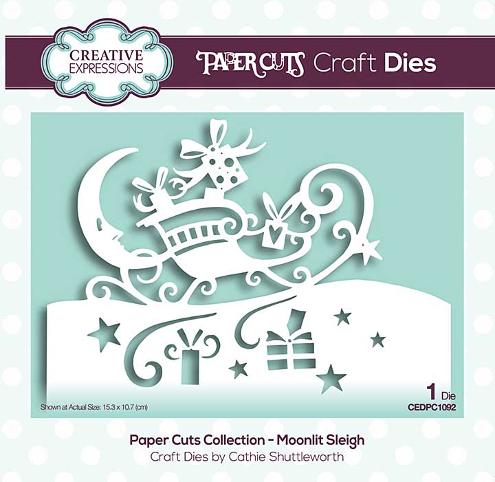 Paper Cuts Collection - Moonlit Sleigh Craft Die