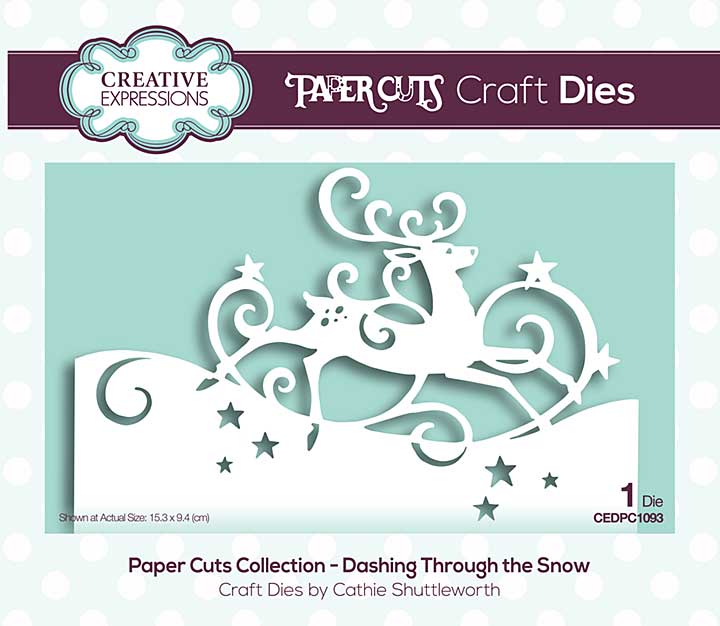 Paper Cuts Collection - Dashing Through the Snow Craft Die