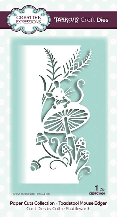 SO: Paper Cuts Collection - Toadstool Mouse Edger Craft Die