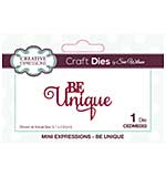 Creative Expressions Sue Wilson Mini Expressions Be Unique Craft Die [SW2001]