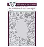 SO: Creative Expressions Snowflake Solitude 3D Embossing Folder (5.75in x 7.5in)