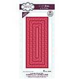 SO: Creative Expressions Sue Wilson Slimline Decorative Holly Rectangle Frame Craft Die
