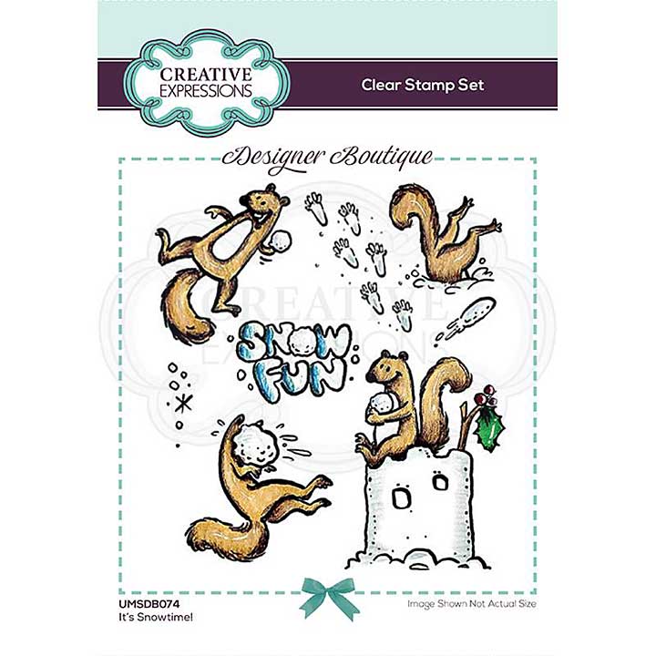 SO: Creative Expressions Designer Boutique Collection It.s Snowtime! A6 Clear Stamp Set