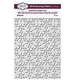 SO: Creative Expressions Diamond Poinsettias 3D Embossing Folder (5.75in x 7.5in)