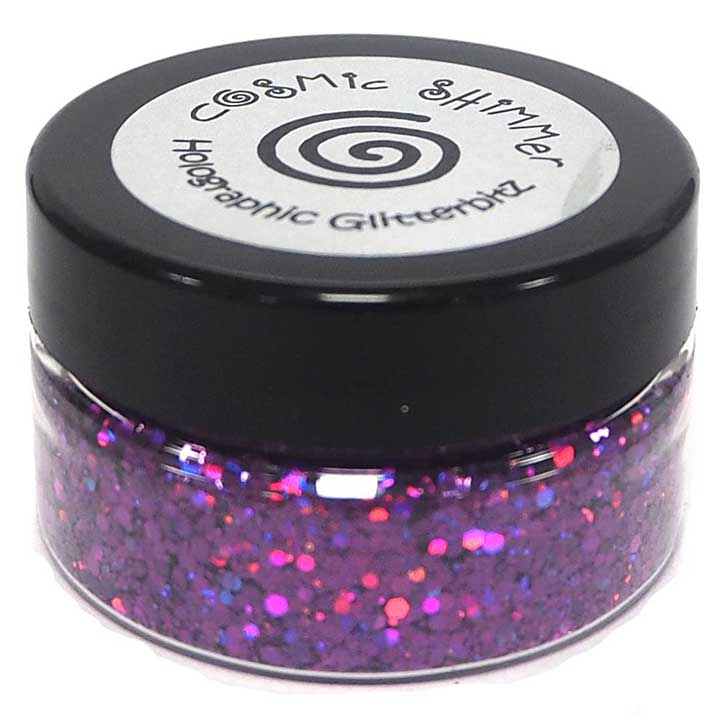 Cosmic Shimmer Holographic Glitterbitz Berry Bling 25ml