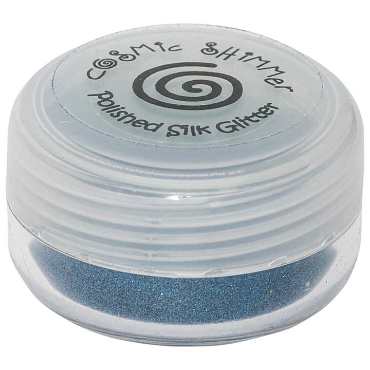 Cosmic Shimmer Polished Silk - Blue Teal - Ultra Fine Glitter (10ml)