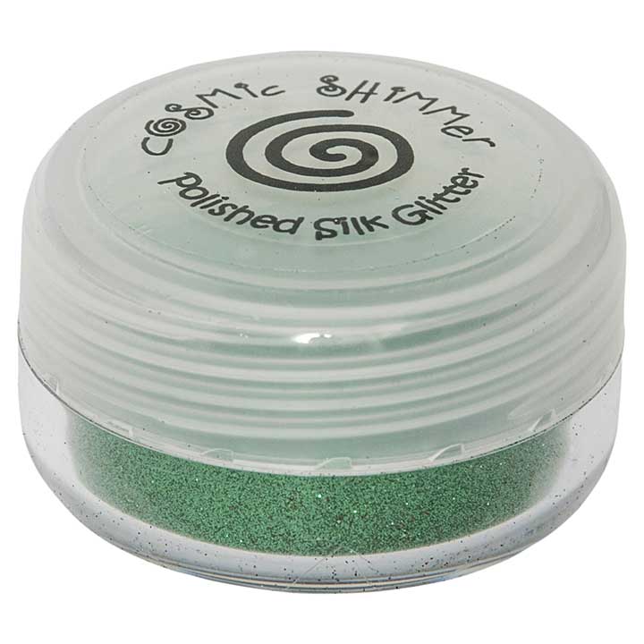 SO: Cosmic Shimmer Polished Silk - Dark Emerald - Ultra Fine Glitter (10ml)