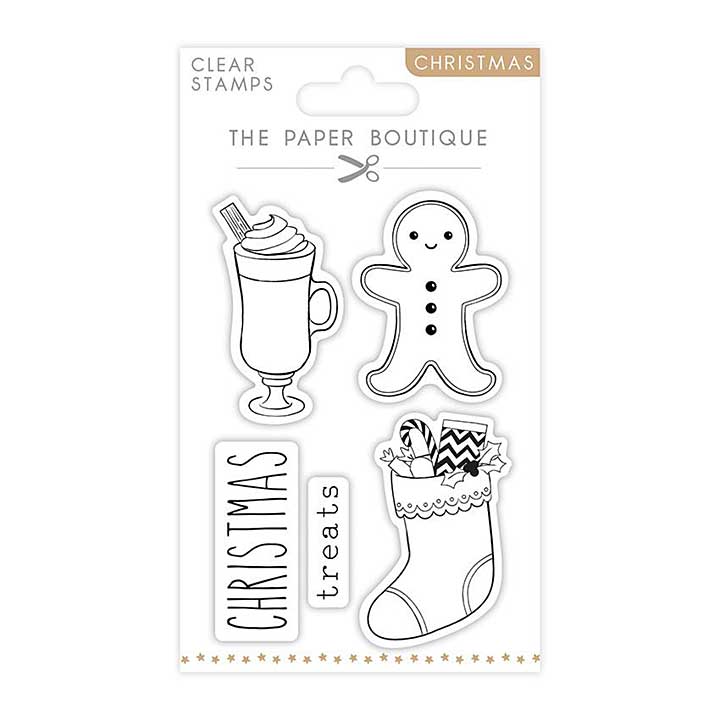 The Paper Boutique Christmas Treats A6 Stamp Set