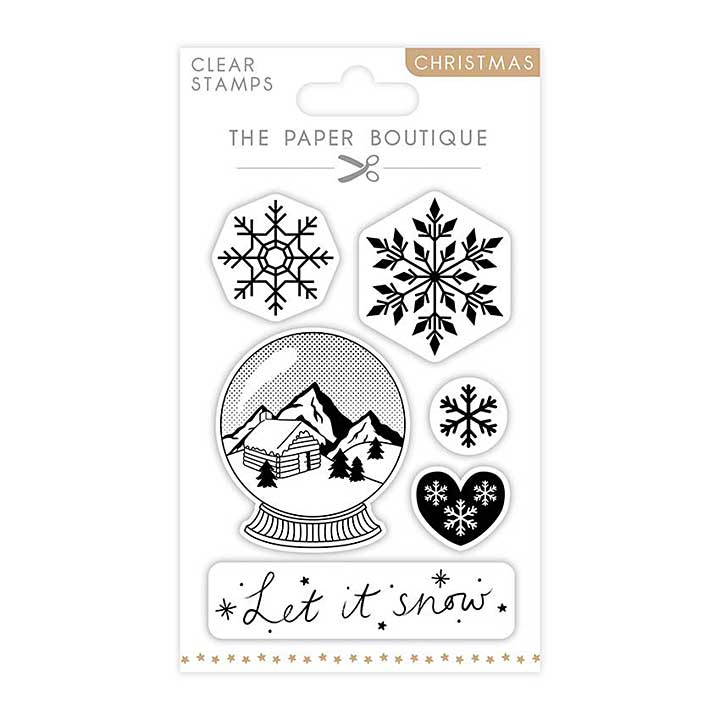 The Paper Boutique Let it Snow A6 Stamp Set