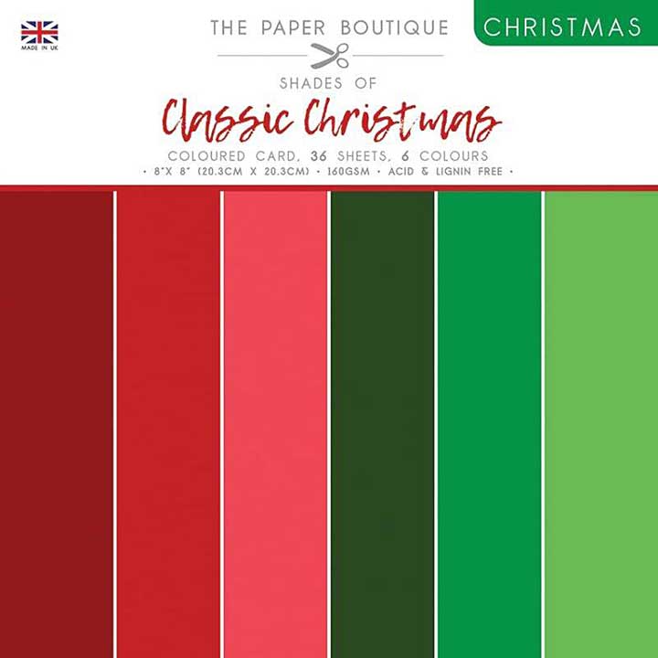The Paper Boutique Christmas . Shades Of Classic Christmas 8?8 Colours