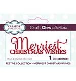 SO: Creative Expressions Sue Wilson Mini Expressions Merriest Christmas Wishes Craft Die