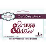 Creative Expressions Sue Wilson Mini Expressions Hugs and Kisses Craft Die