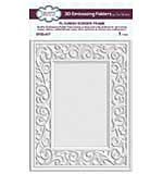 Creative Expressions Flourish Border Frame 5.75in x 7.5 in 3D Embossing Folder