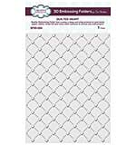 SO: Creative Expressions Quilted Heart 3D 5.75 x 7.5 3D Embossing Folder