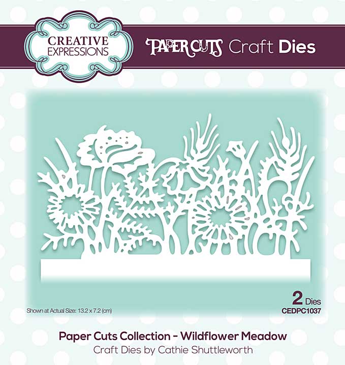 Creative Expressions Paper Cuts Wildflower Meadow Craft Die