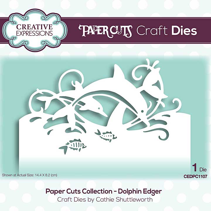 SO: Creative Expressions Paper Cuts Dolphin Edger Craft Die