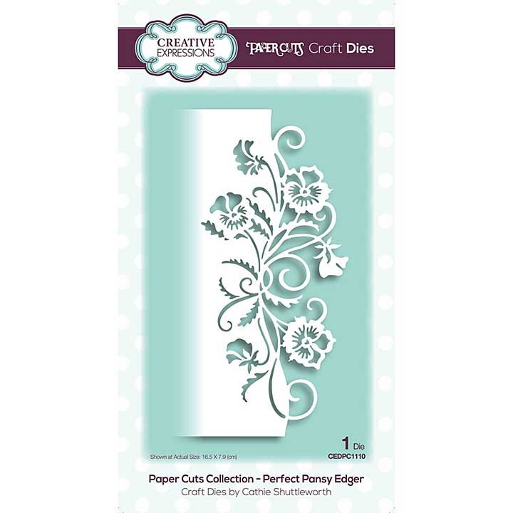 SO: Creative Expressions Paper Cuts Perfect Pansy Edger Craft Die