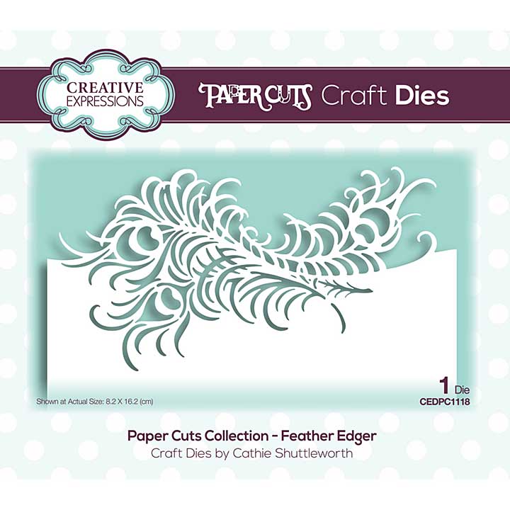 Creative Expressions Paper Cuts Feather Edger Craft Die
