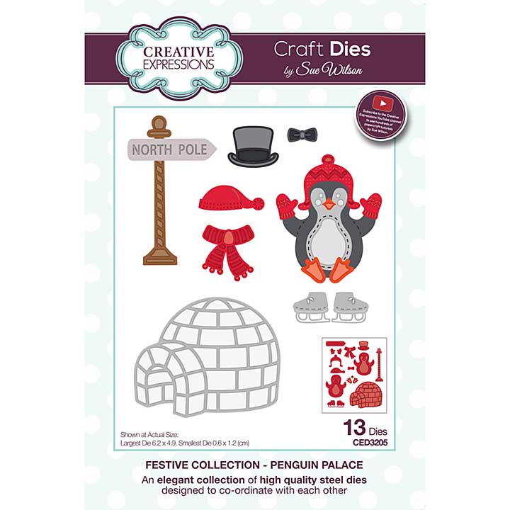 SO: Creative Expressions Sue Wilson Penguin Palace Craft Die