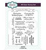 Creative Expressions Jamie Rodgers A Perfect Day 6 in x 8 in Clear Stamp Set