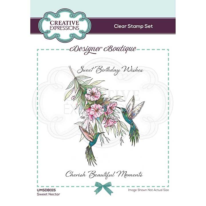 Creative Expressions Designer Boutique Collection Sweet Nectar A6 Clear Stamp