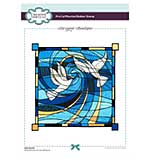 Creative Expressions Designer Boutique Collection Doves Of Peace 5 x 5 in Pre Cut Rubber Stamp