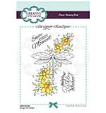 Creative Expressions Designer Boutique Collection Dragonfly Delight 6 in x 4 in Clear Stamp