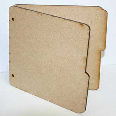 Creative Expressions Tabbed Book Covers MDF (6x6)