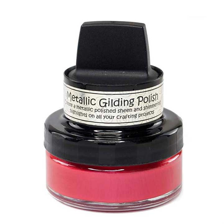 SO: Cosmic Shimmer Metallic Gilding Polish Carmine Red 50ml