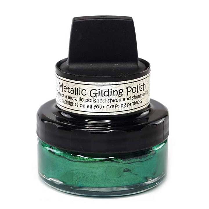 SO: Cosmic Shimmer Metallic Gilding Polish Green Dragon 50ml
