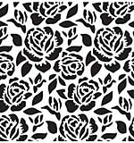 SO: Creative Expressions Sam Poole Roses In Tea Garden 6 in x 6 in Stencil