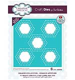 SO: Creative Expressions Sue Wilson Square Collection Hexagon Aperture Craft Die