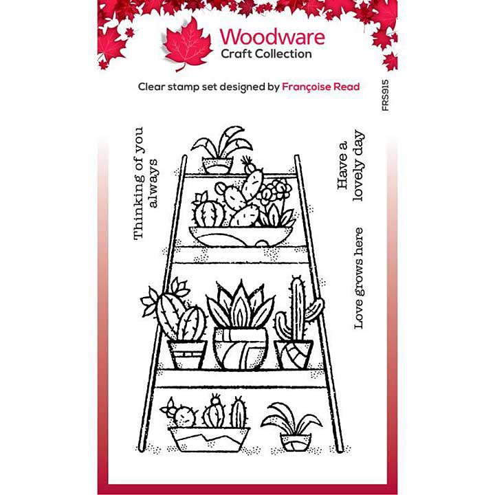 SO: Woodware Clear Singles Indoor Garden 4 in x 6 in Stamp
