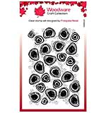 Woodware Clear Singles Spot Background 3.8 in x 2.6 in Stamp