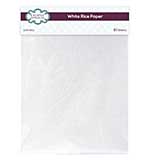 SO: Creative Expressions White Rice Paper (10pk, 8 in x 12 in)