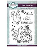 Creative Expressions Sam Poole Hey Chick 6 in x 4 in Clear Stamp Set