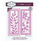 Creative Expressions Sue Wilson Floral Panels Collection Button Flower Craft Die