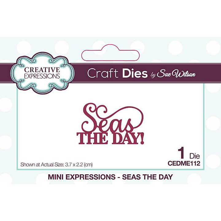 SO: Creative Expressions Sue Wilson Mini Expressions Seas The Day Craft Die
