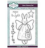 Sam Poole Angel Bunny Clear Stamp Set (6x4)