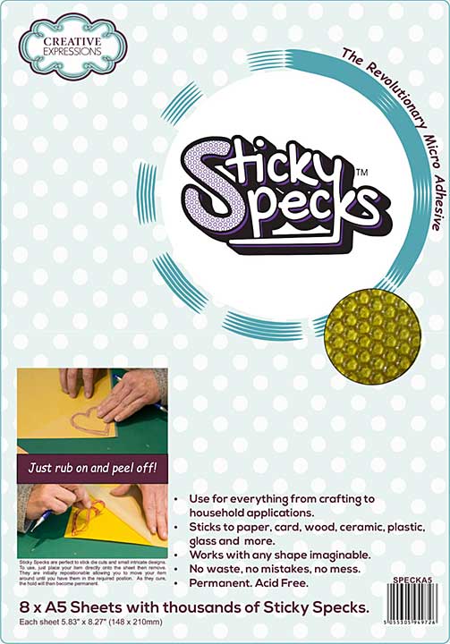 Sticky Specks Micro Adhesive Sheets 8 x A5