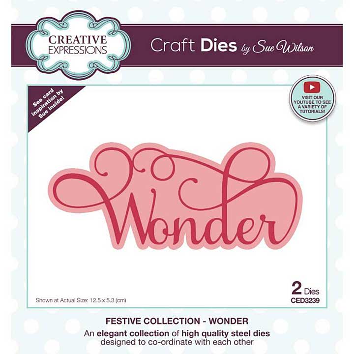 SO: Creative Expressions Sue Wilson Festive - Noble Wonder Craft Die