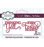 Creative Expressions Sue Wilson Festive - Mini Expressions Duos Thinking Of You Craft Die