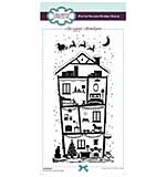 SO: Creative Expressions Designer Boutique Christmas Town House DL Rubber Stamp