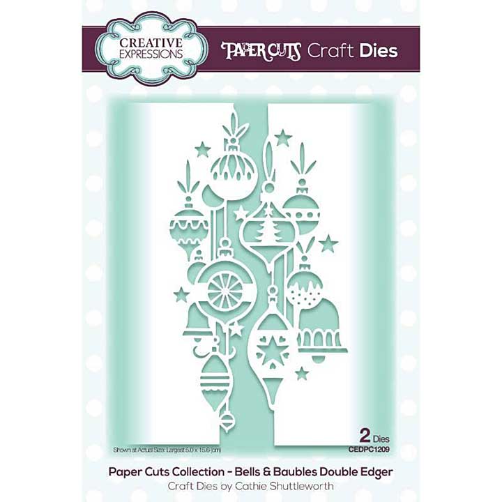 SO: Creative Expressions Paper Cuts Bells & Baubles Double Edger Craft Die