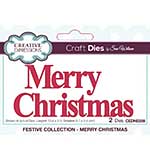 Creative Expressions Sue Wilson Festive Merry Christmas Craft Die