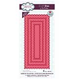Creative Expressions Sue Wilson Slimline Outer Scalloped Rectangles Craft Die