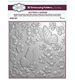 SO: Creative Expressions - Buttefly Garden - 3D Embossing Folder (6in x 6in)
